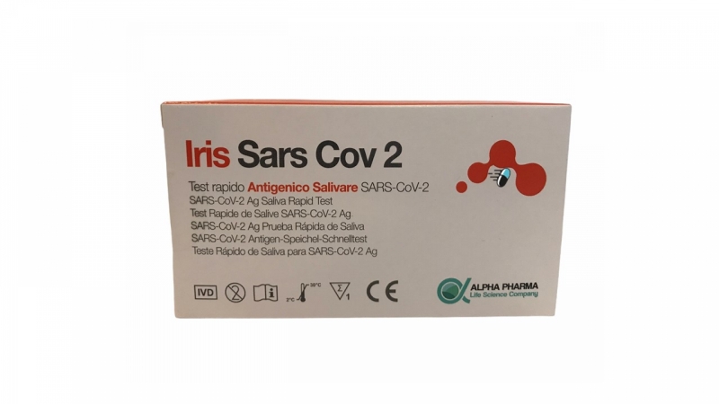 IRIS SARS COV 2 TEST RAPIDO ANTIGENICO SALIVARE PER USO PROFESSIONALE